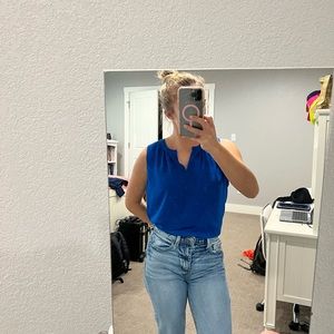 Blouse blue top!! never worn